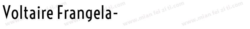 Voltaire Frangela字体转换